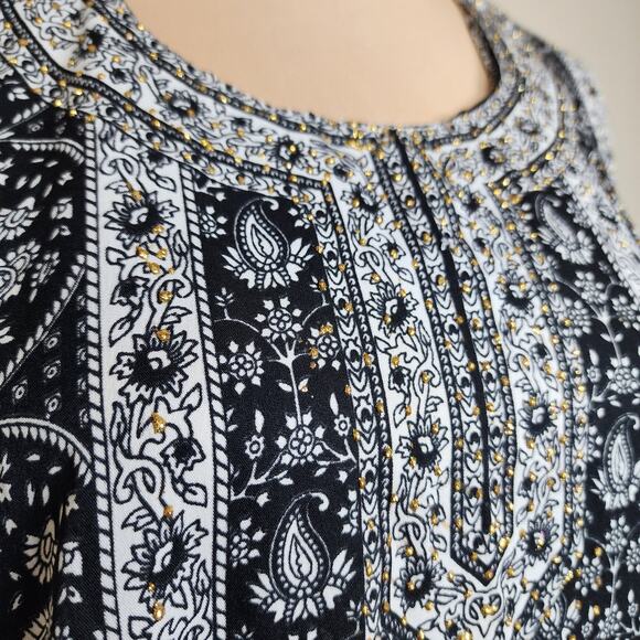 Indian Tunic Shift Dress - Picture 2 of 4